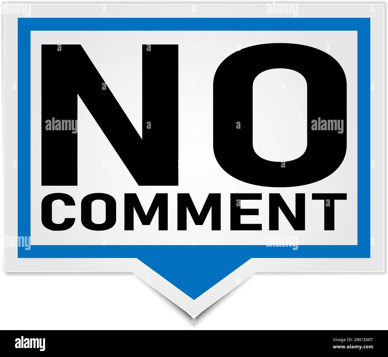 No comment stamp hi-res stock photography and images - Alamy