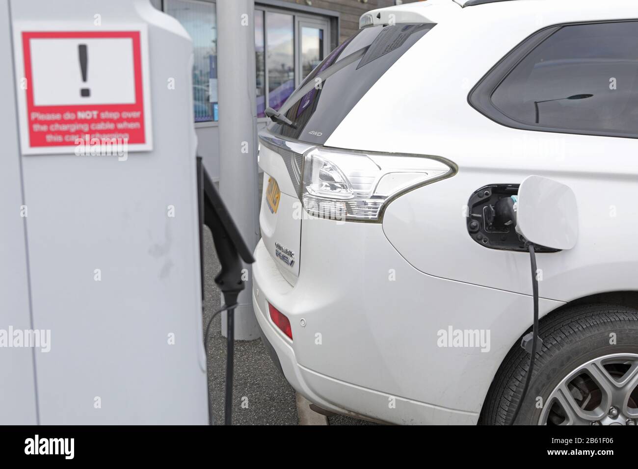 Electric Vehicle charging points, York, UK Stock Photo Alamy