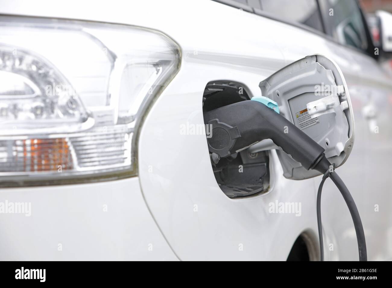 Electric Vehicle charging points, York, UK Stock Photo Alamy