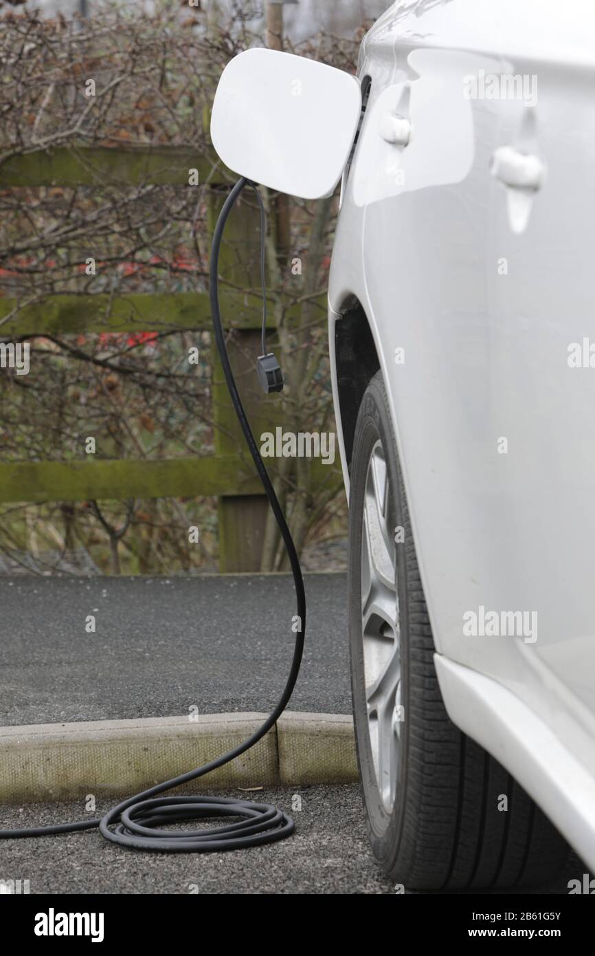 Electric Vehicle charging points, York, UK Stock Photo Alamy