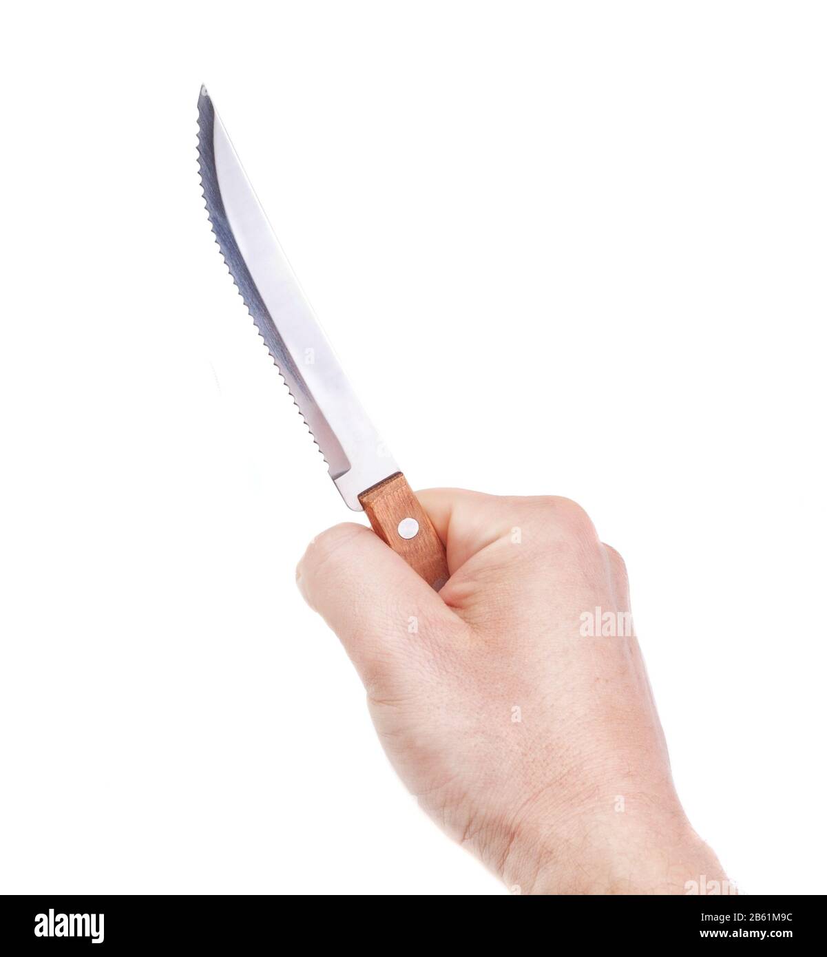 Silhouette hand holding knife hi-res stock photography and images - Alamy