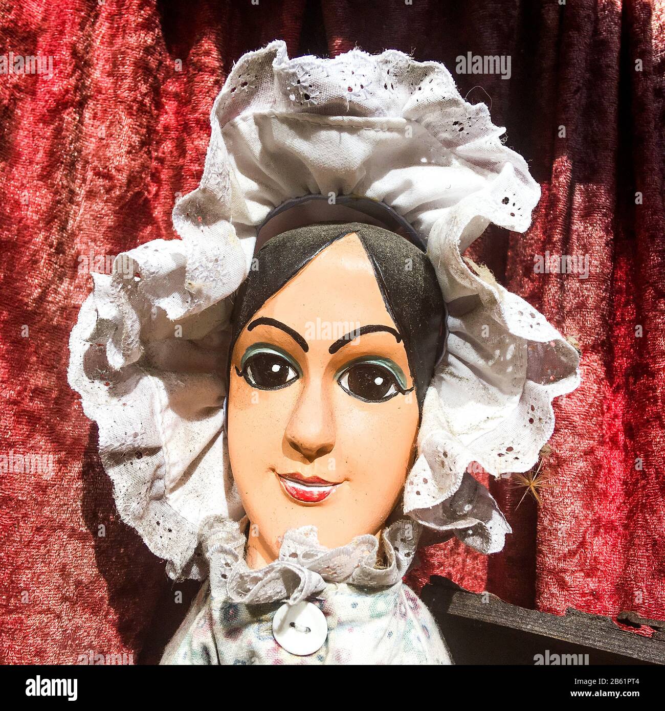 Madelon, traditional puppet of Guignol theater, Lyon, France Stock Photo Alamy