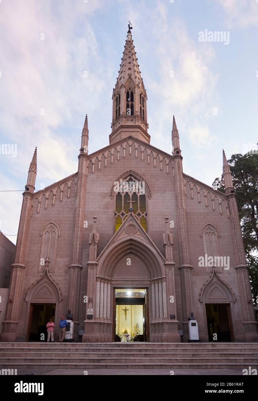 MENDOZA, ARGENTINA, February 01, 2020. San Vicente Ferrer, department head church, Plaza Godoy Cruz, Godoy Cruz City. Foto: Axel Lloret /  www.allofot Stock Photo