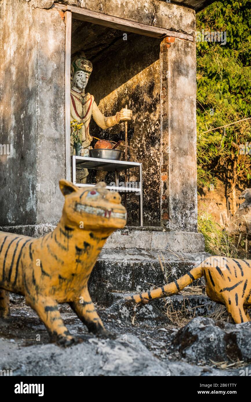 Coutryside in Hpa-An, Myanmar, Asia Stock Photo