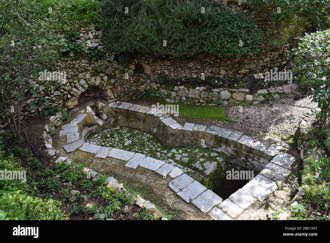 The garden Tomb Stock Photo