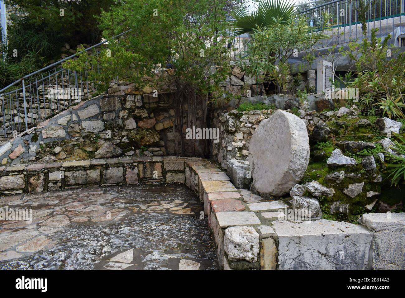 The garden Tomb Stock Photo