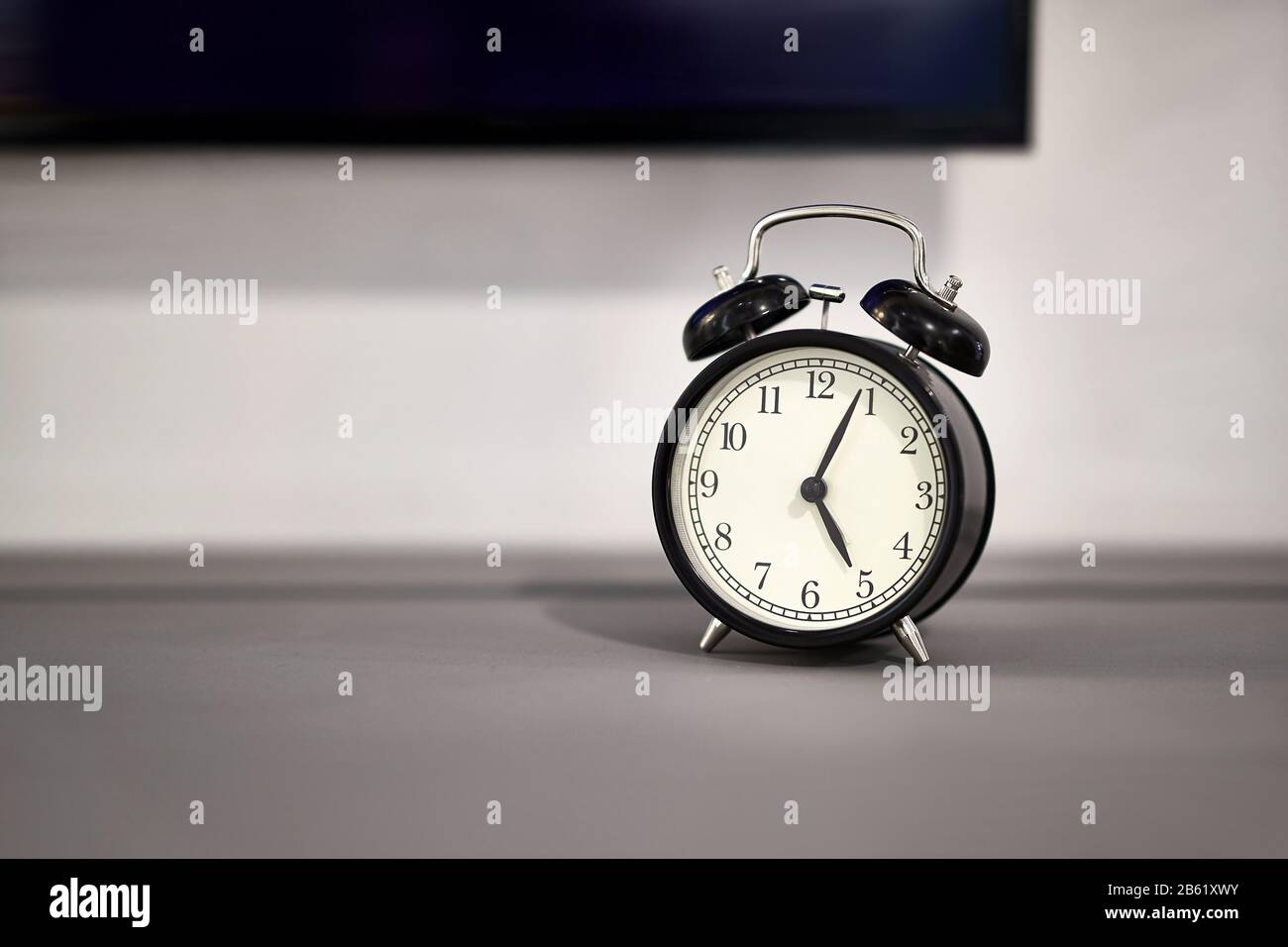Alarm Clock on a Shelf Stock Photo Alamy