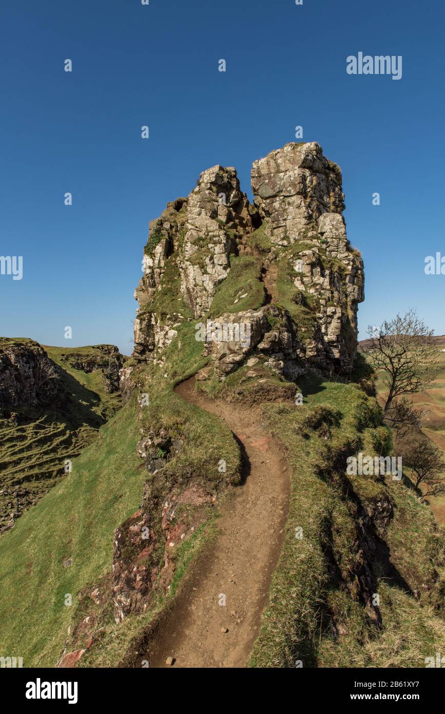 Castle Ewen in Glen Conon near Big on The Isle of Skye Scotland Stock Photo