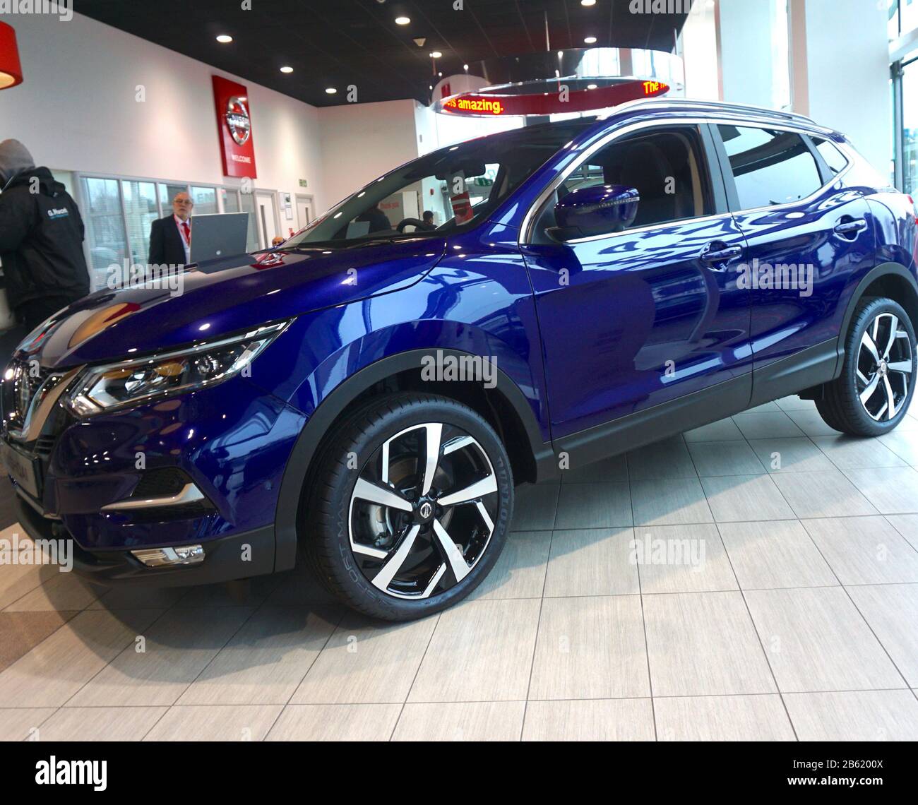 Nissan Car Dealershipautomobile, Westway, London, United Kingdom Stock