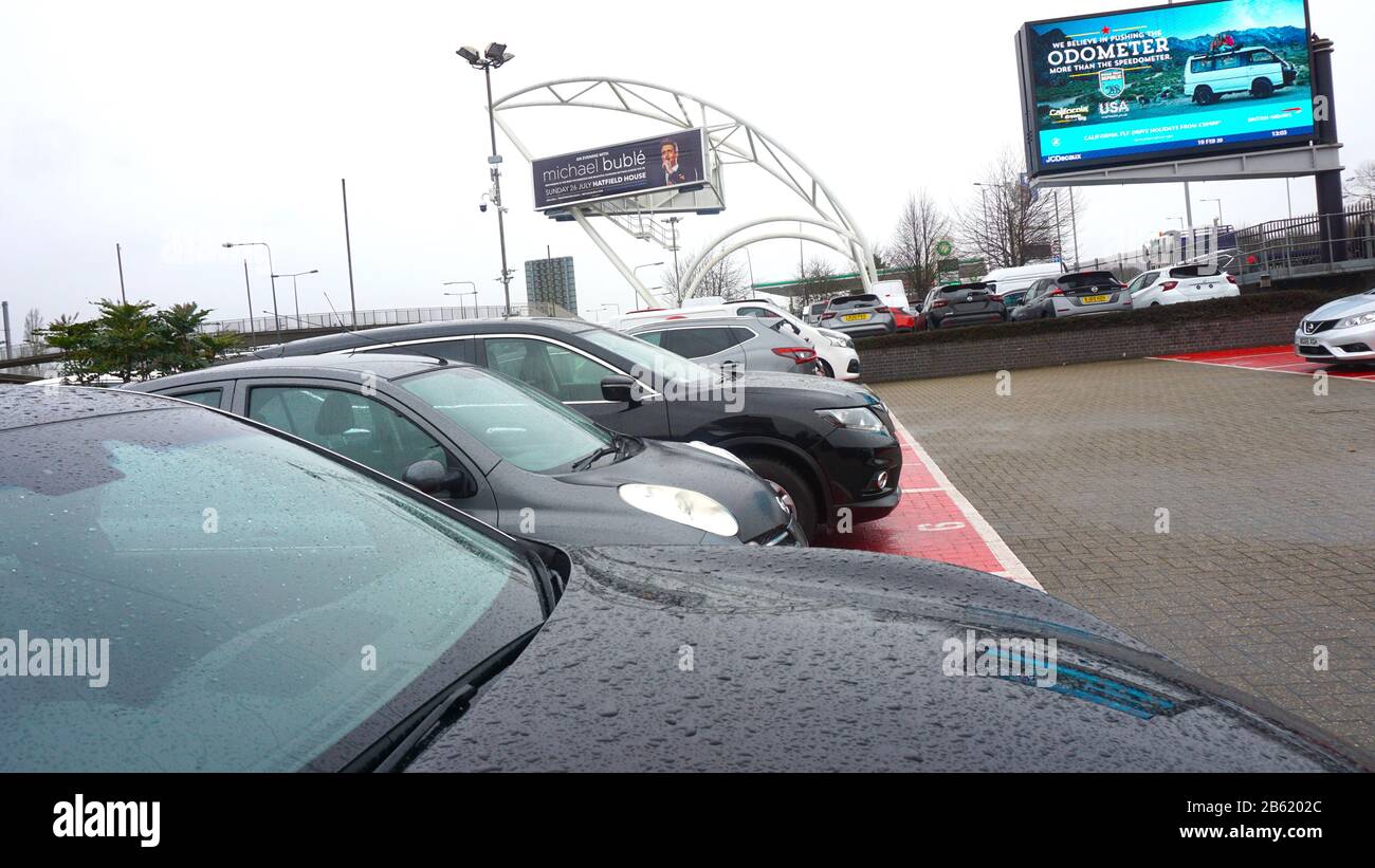 Nissan Car Dealershipautomobile, Westway, London, United Kingdom Stock