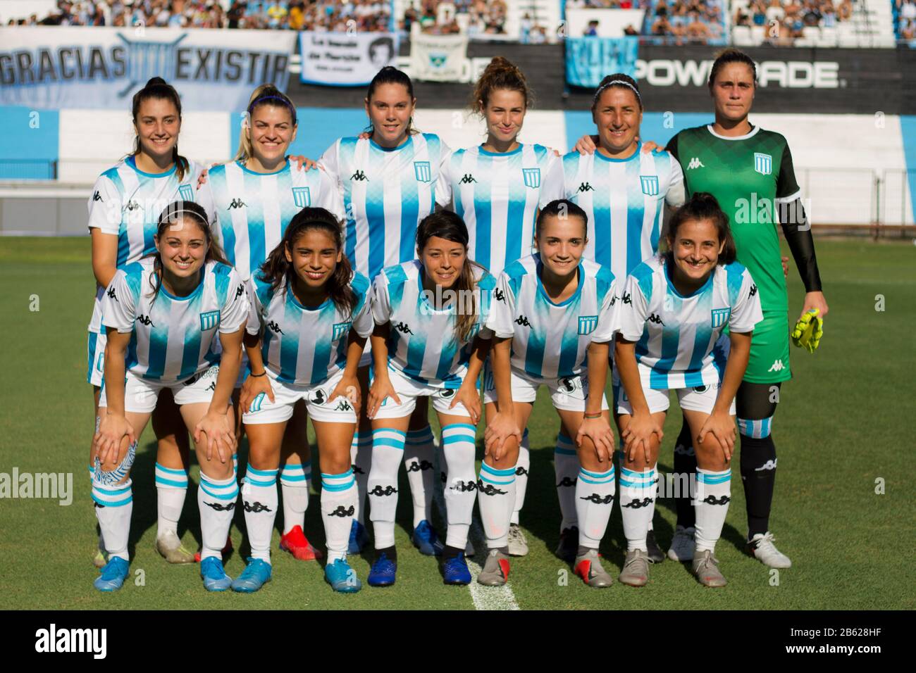 Racing Club Women's Soccer Team Stock Photo
