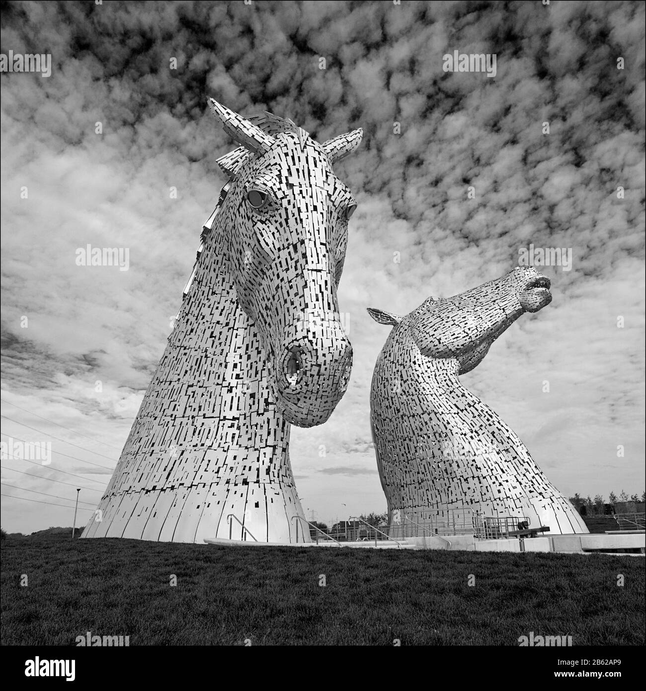 The Kelpies, Falkirk, Scotland Stock Photo