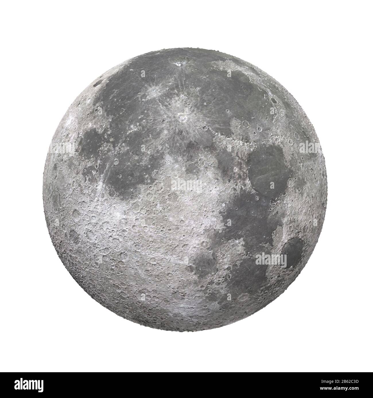 the moon white background Stock Photo - Alamy