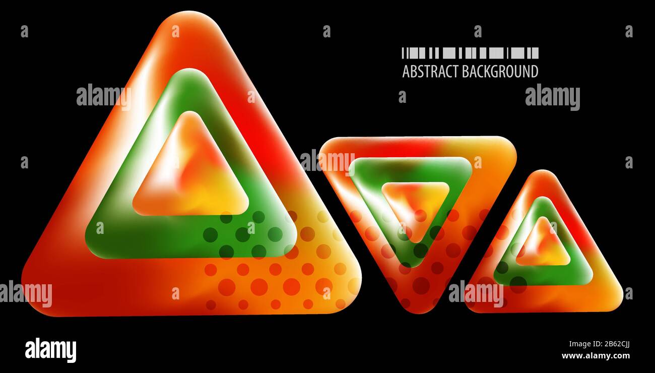 Abstract colorful background template with blended multiple geometric ...