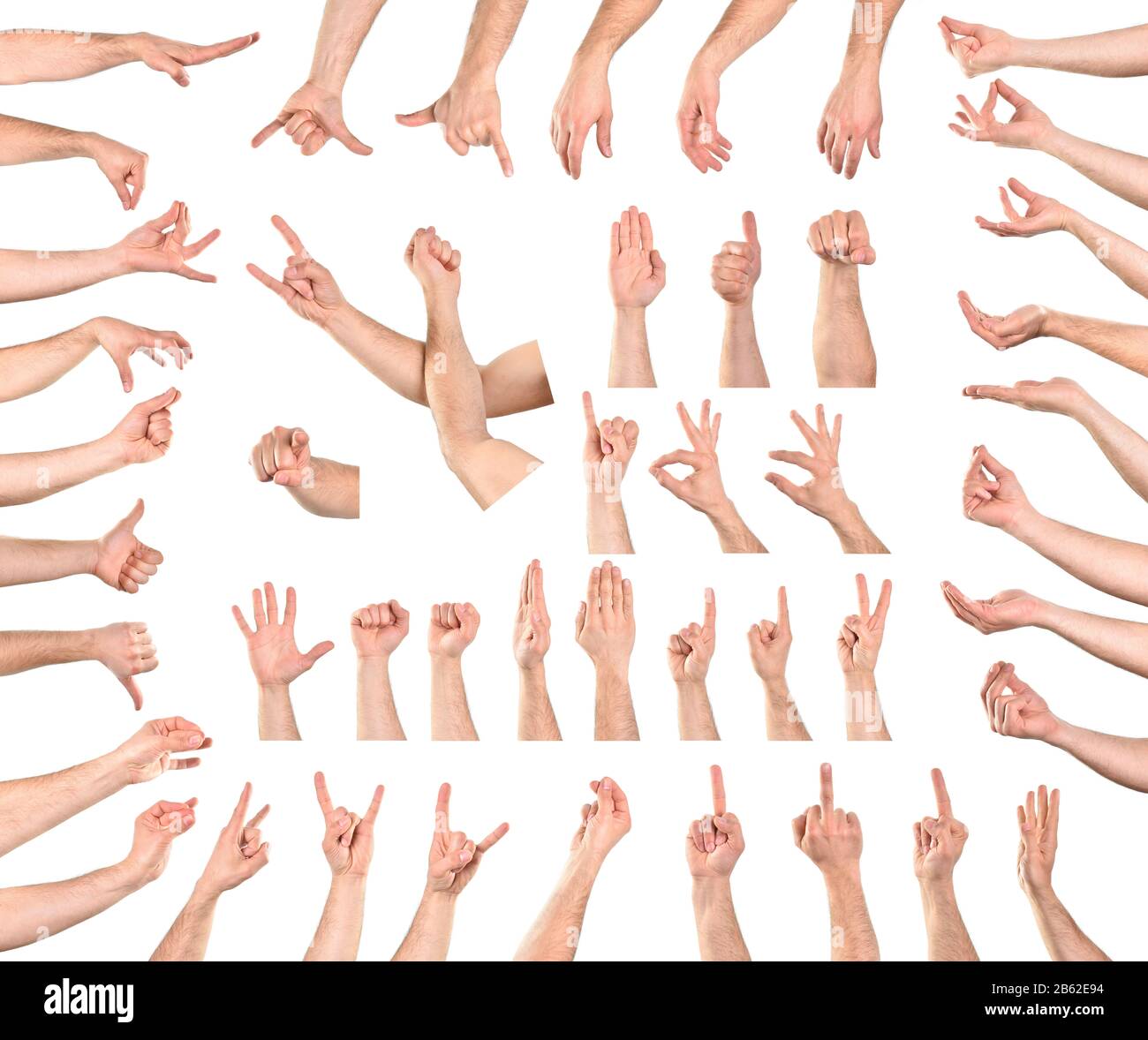 Hand Gestures Isolated Hi res Stock Photography And Images Alamy