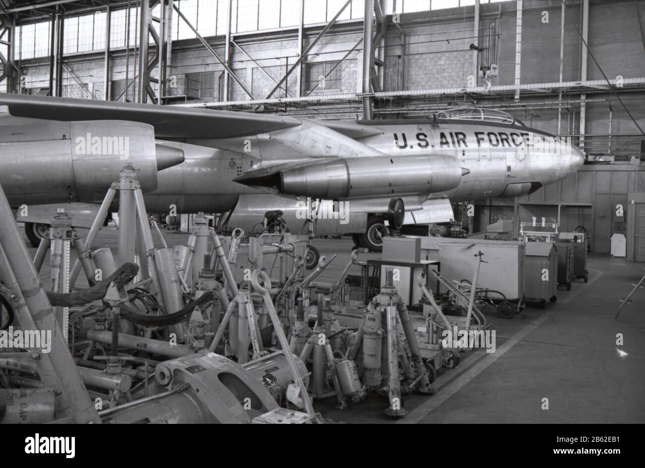 USAF United States Air Force Boeing B-47E Stratojet Stock Photo