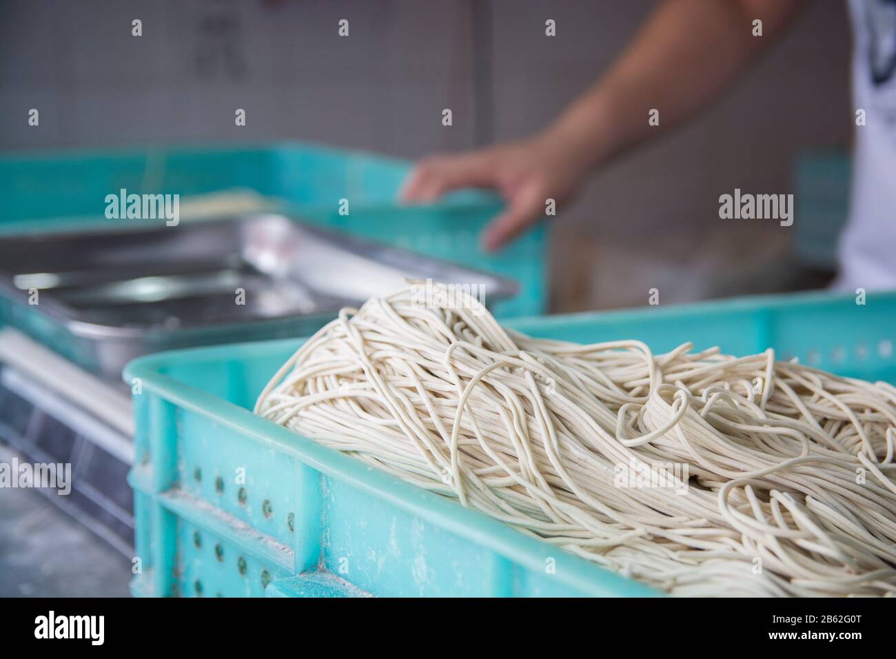 Chinese Rice noodles on the weight, Shanghai, China Stock Photo - Alamy