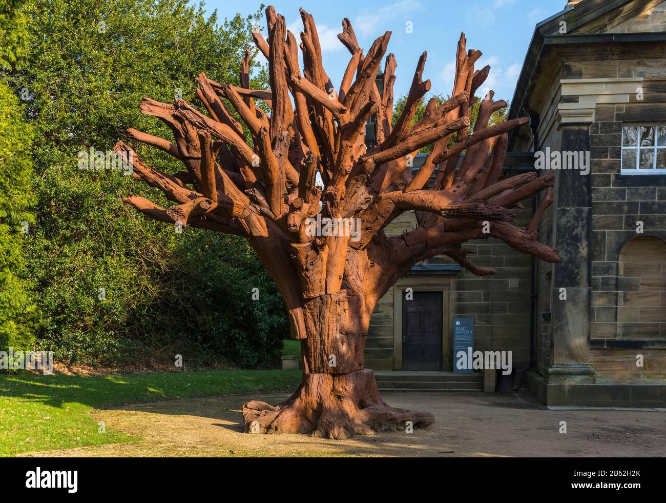 Iron Tree, 2013. A sculpture by Ai Weiwei, Yorkshire Sculpture Park