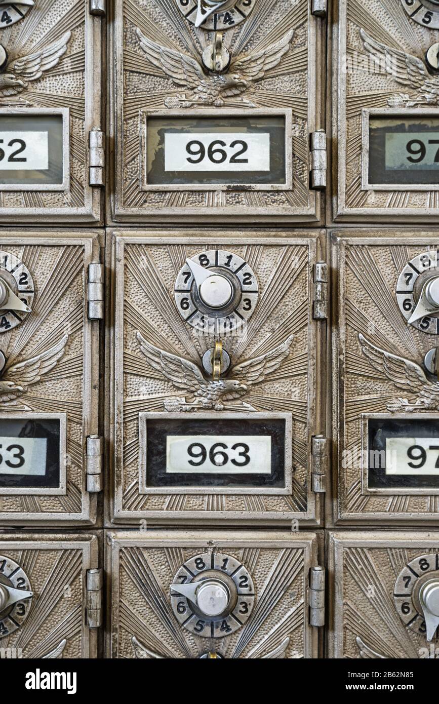 Antique post office box hires stock photography and images Alamy