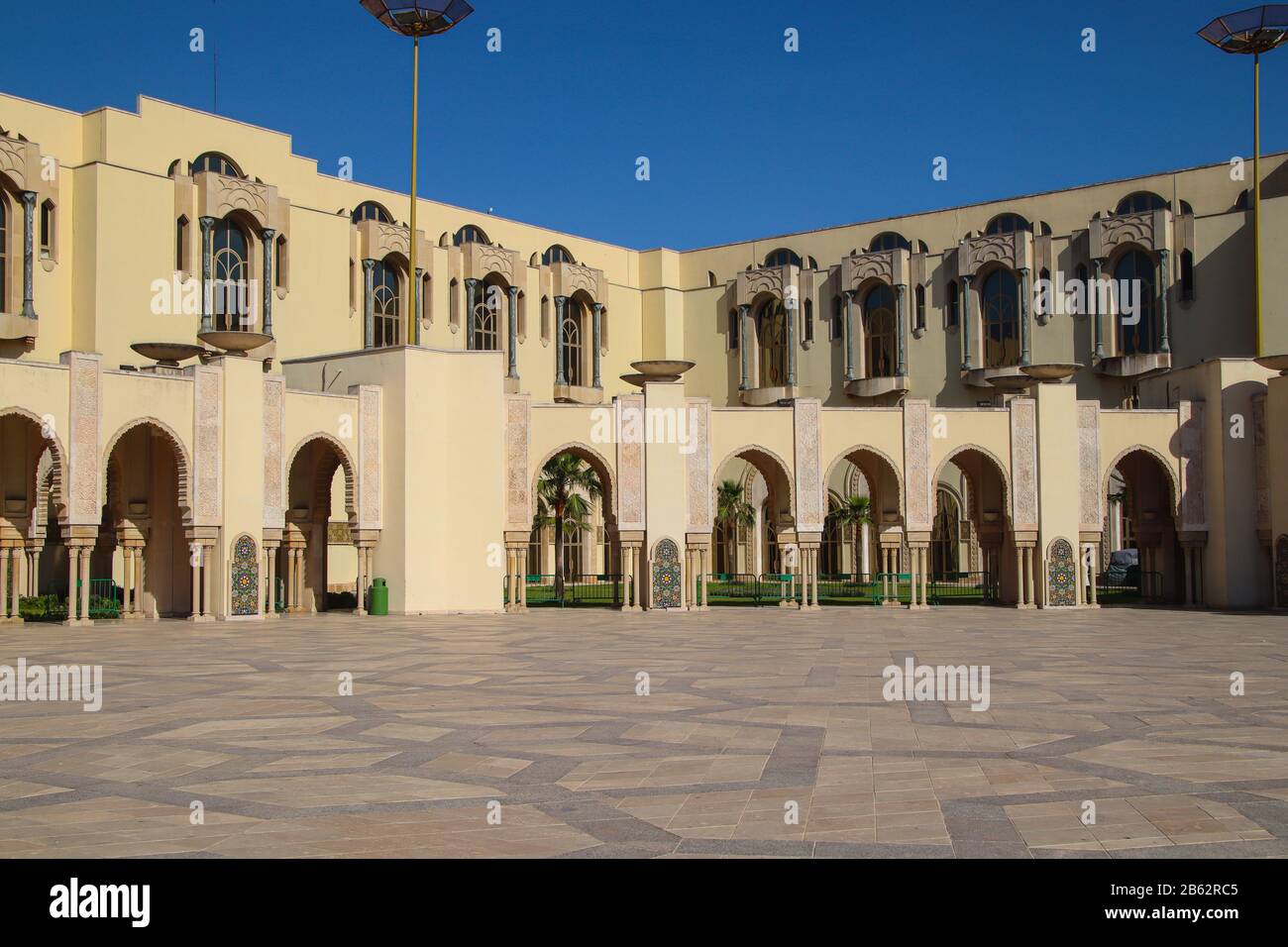 The beautifull. Hassan II Moschee, Casablanca, Marokko Stock Photo