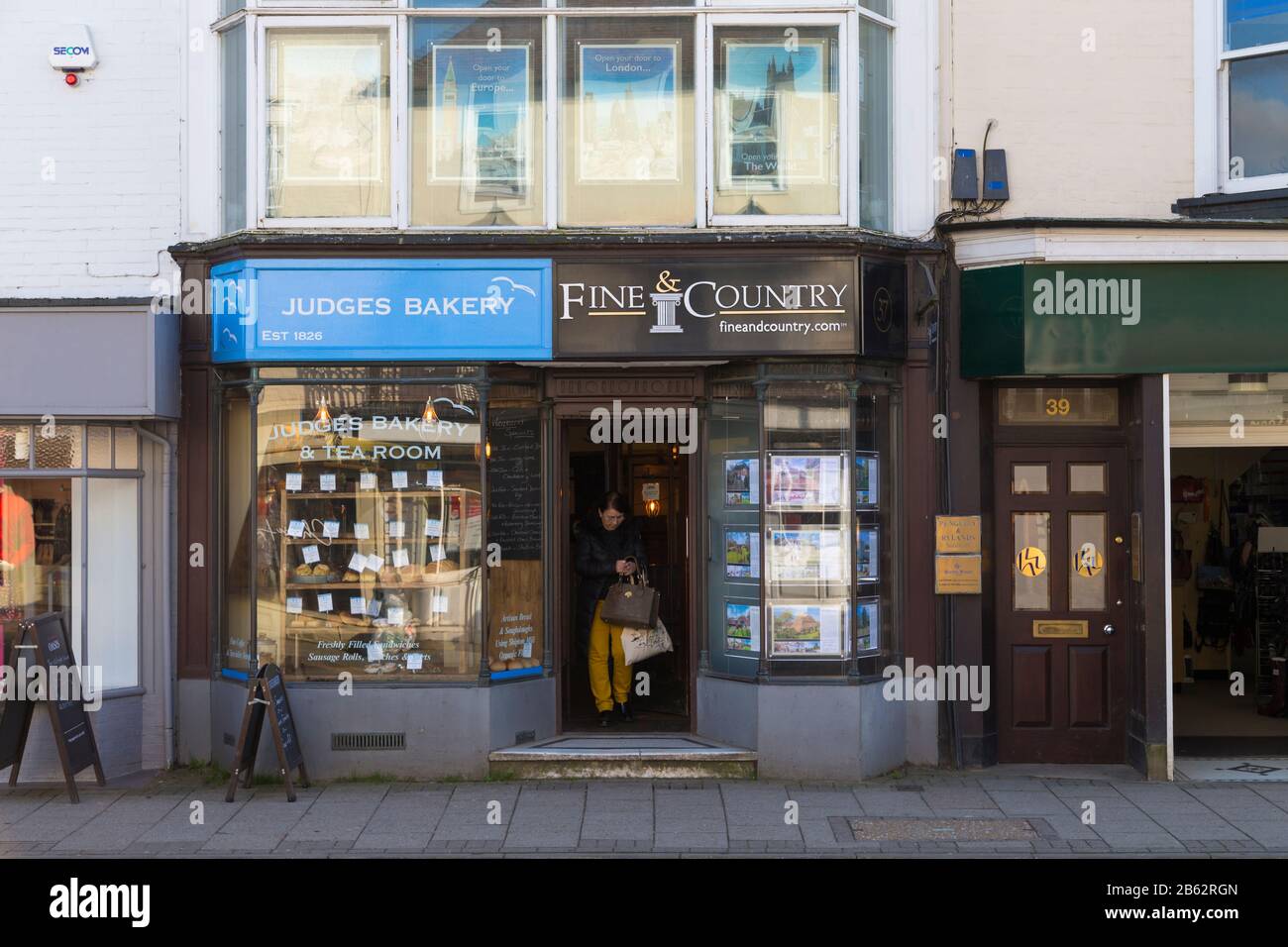 Fine & Country estate agents, judges bakery, tenterden high street, kent, uk Stock Photo - Alamy