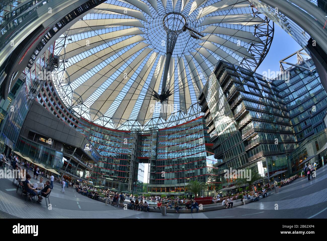 Sony-Center, Potsdamer Platz,  Tiergarten, Mitte, Berlin, Deutschland Stock Photo