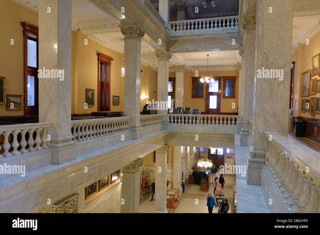 Interior of Legislative Assembly of Ontario Stock Photo
