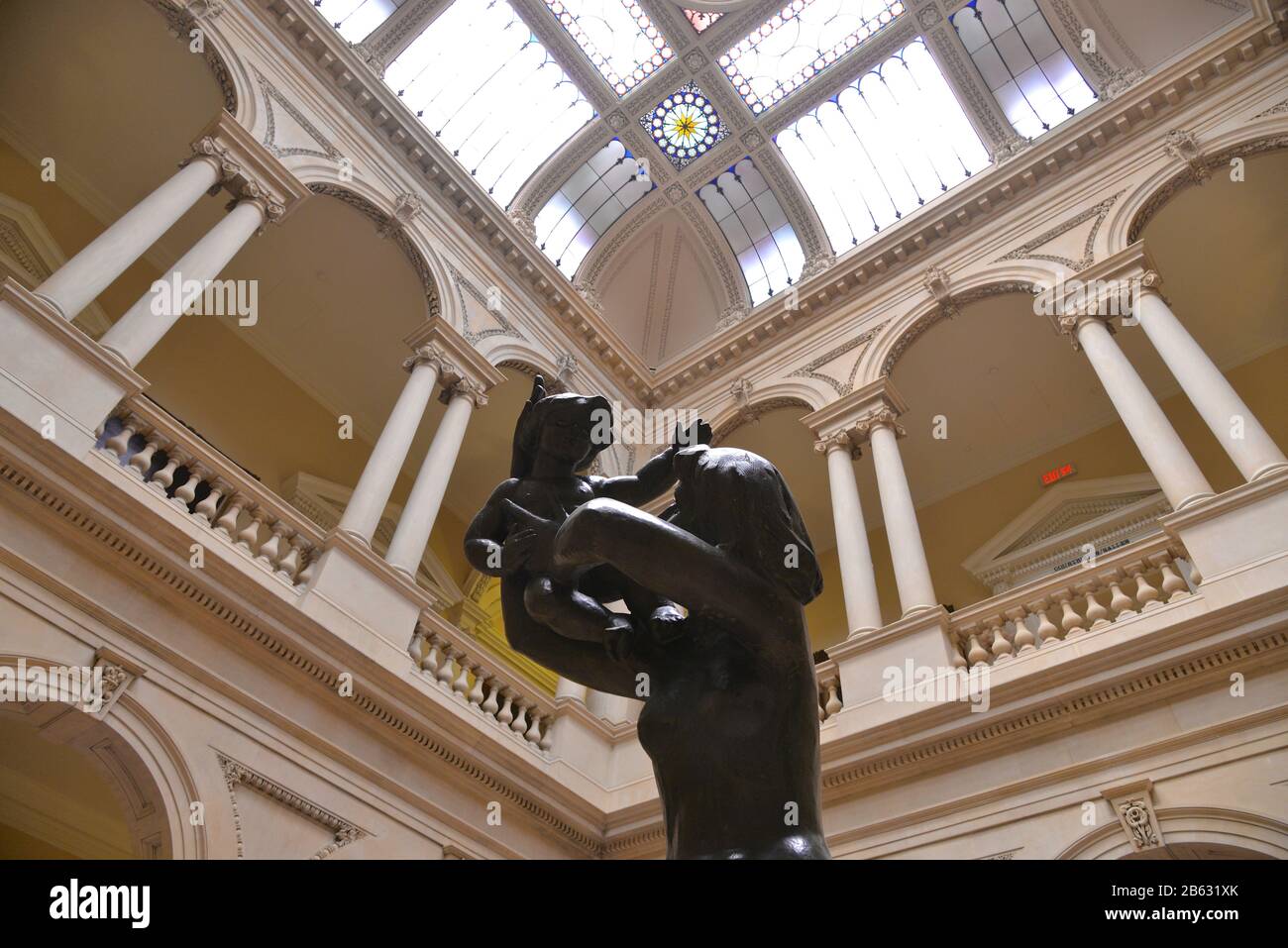 Osgoode Hall - interior with sculpture Stock Photo