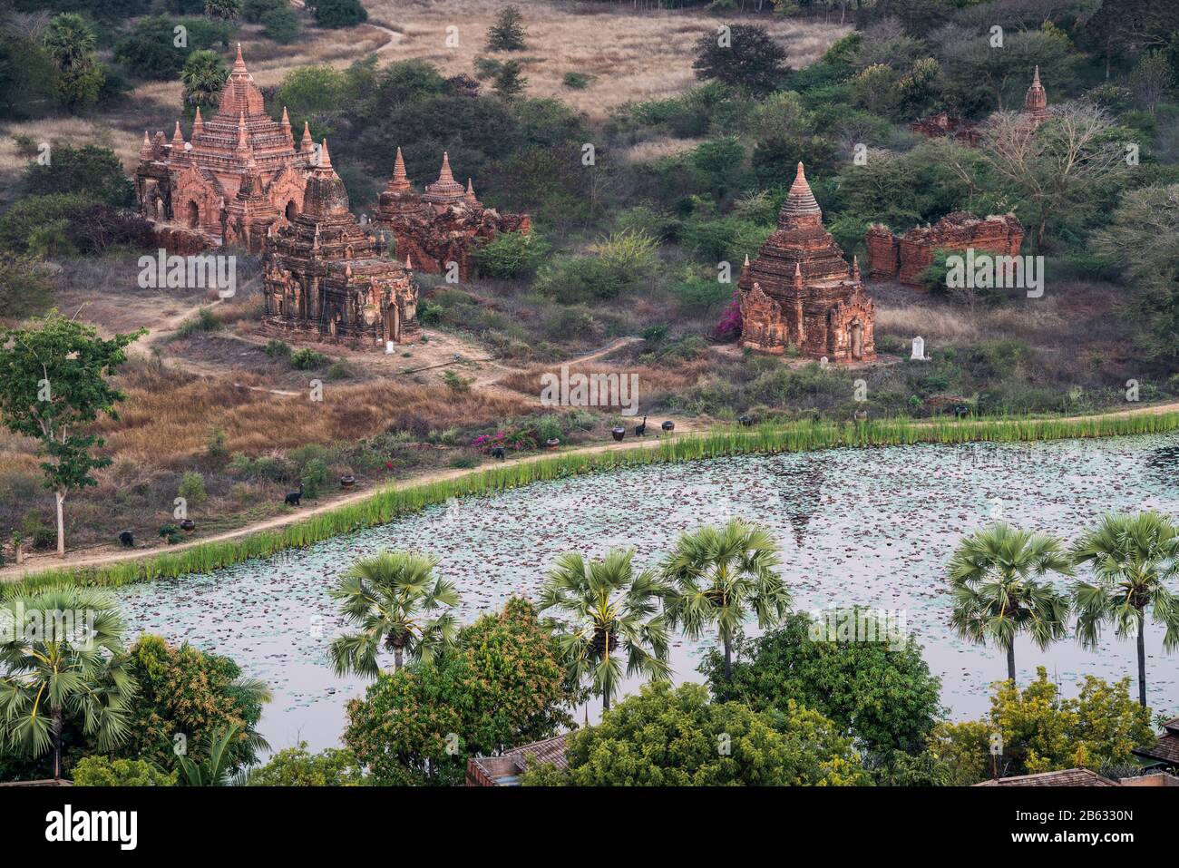 Bagan temples Myanmar Asia Stock Photo Alamy