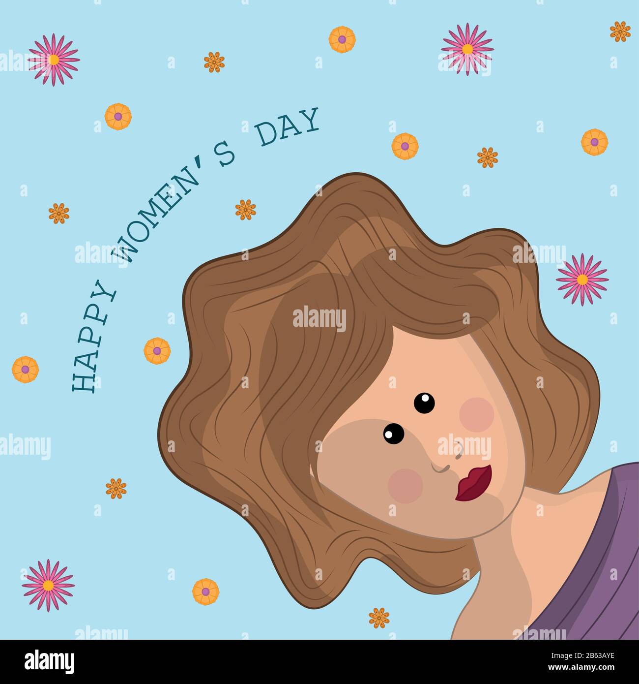 Happy womens day card Stock Vector Image & Art - Alamy