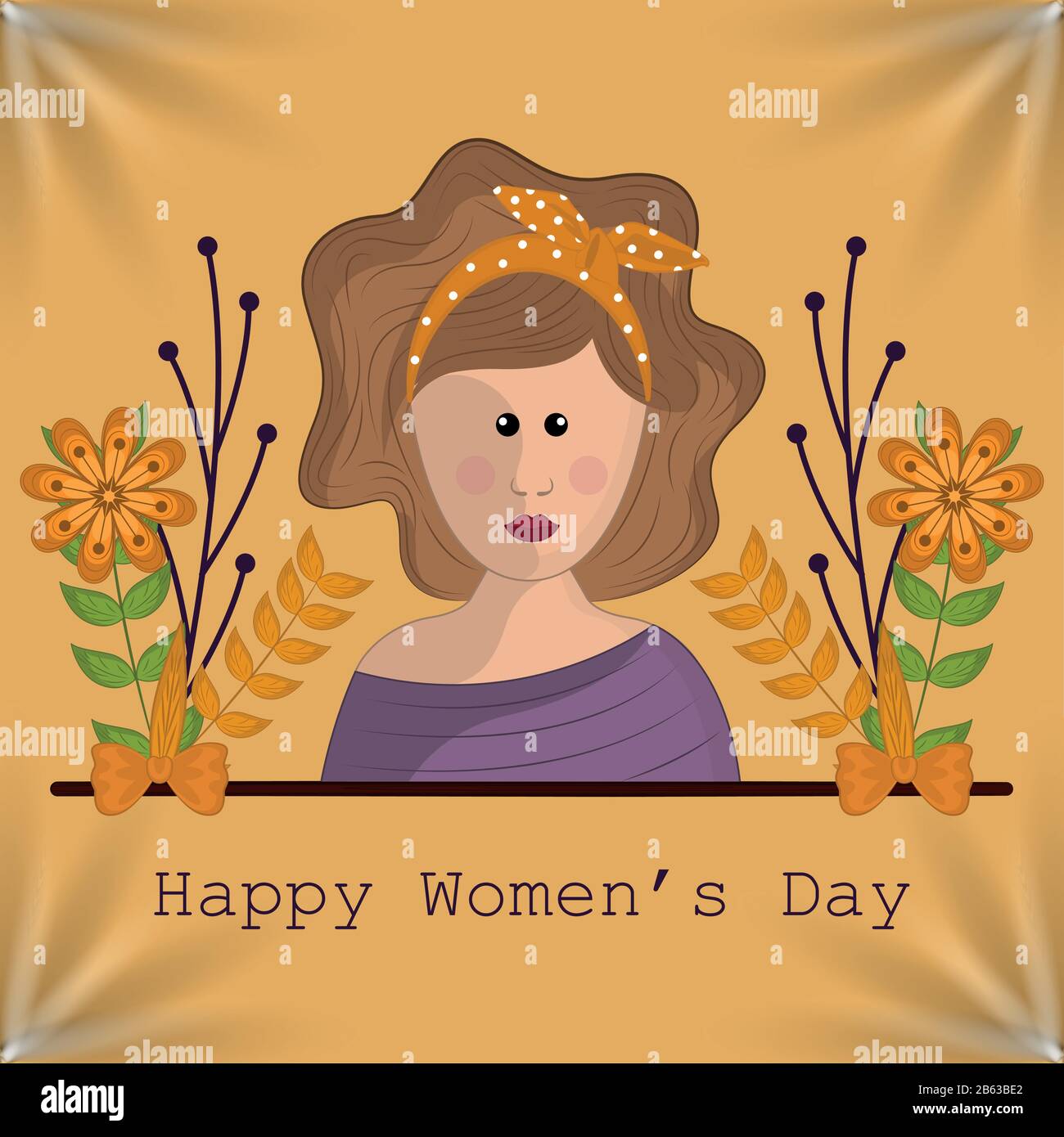 Happy womens day card Stock Vector Image & Art - Alamy