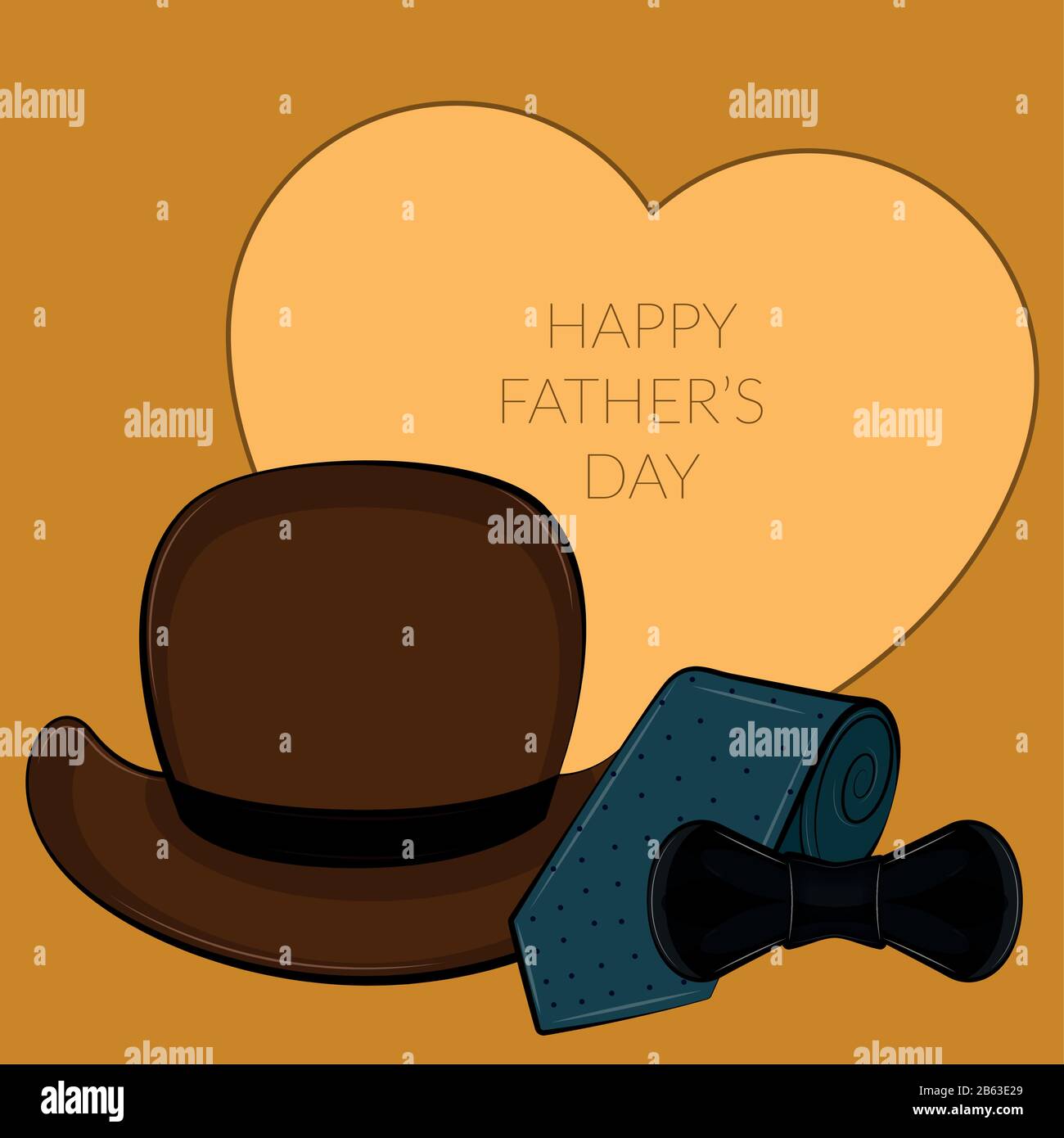 Happy fathers day card Stock Vector Image & Art - Alamy