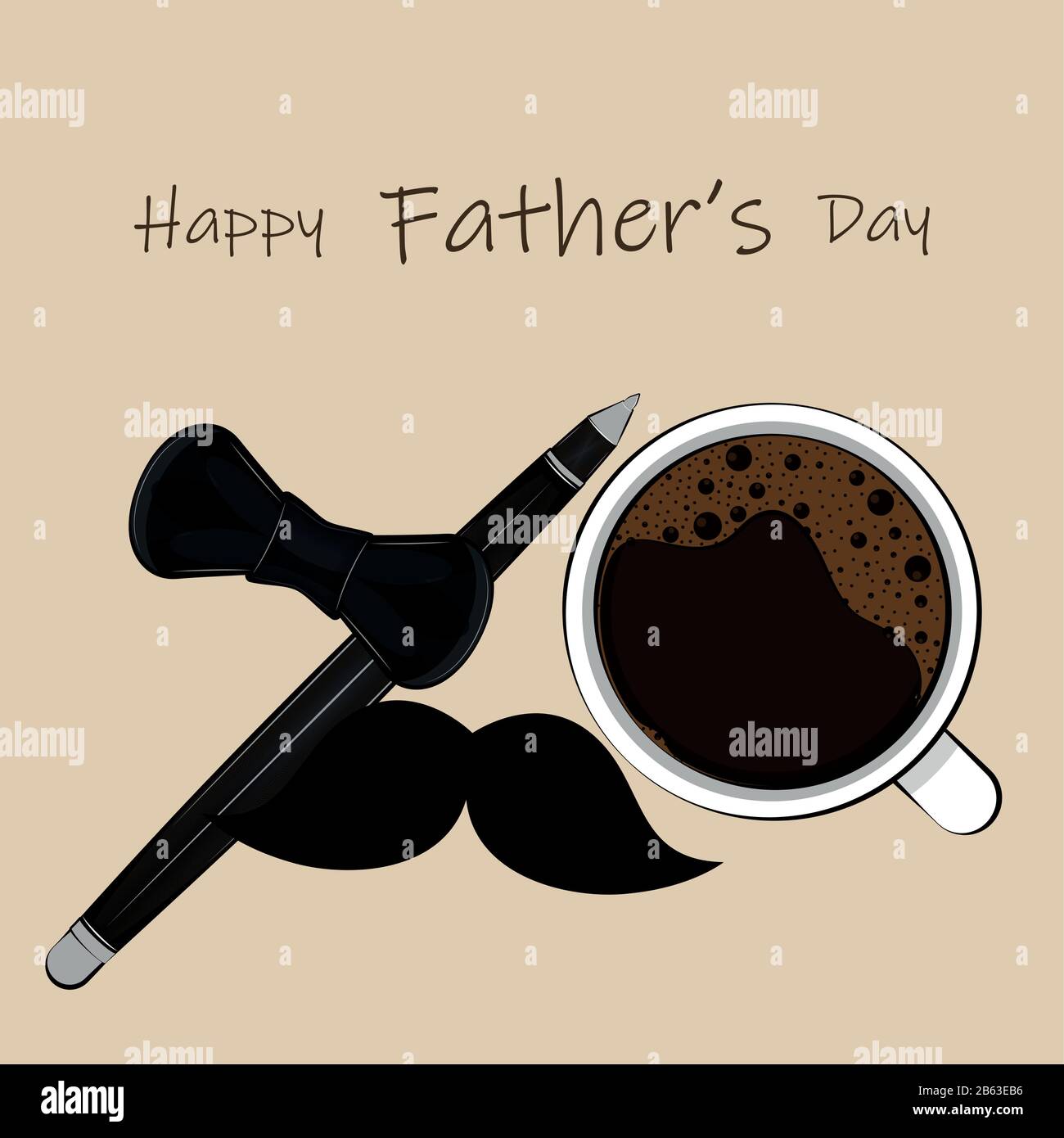 Happy fathers day card Stock Vector Image & Art - Alamy
