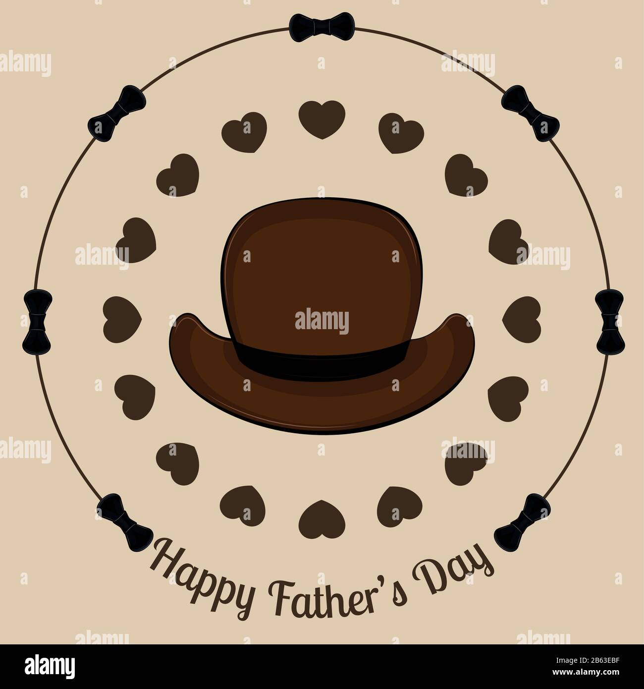 Happy fathers day card Stock Vector Image & Art - Alamy
