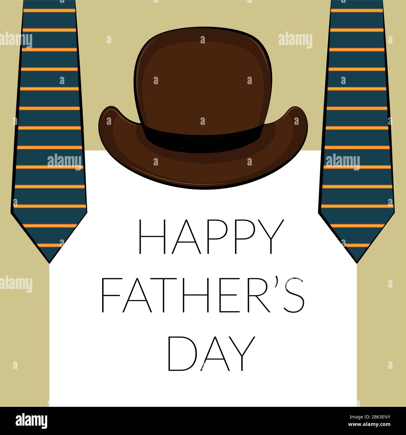 Happy fathers day card Stock Vector Image & Art - Alamy