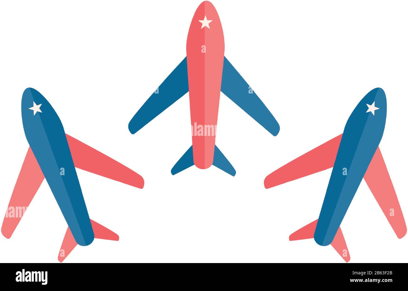 Airplanes flat style icon design, Plane vehicle transportation fly air ...