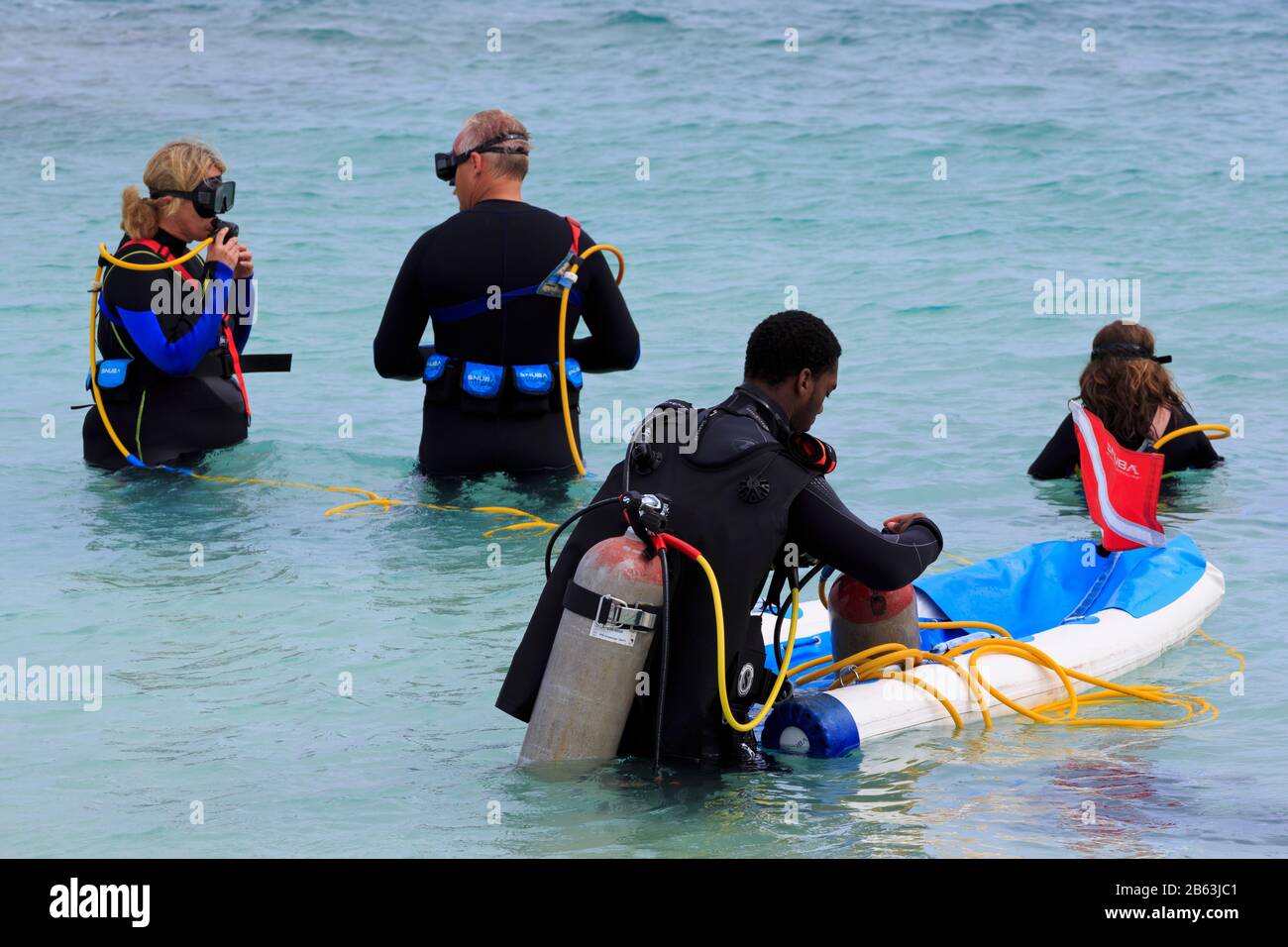 Snorkel Park, Royal Naval Dockyard, Sandys Parish, Bermuda Stock Photo
