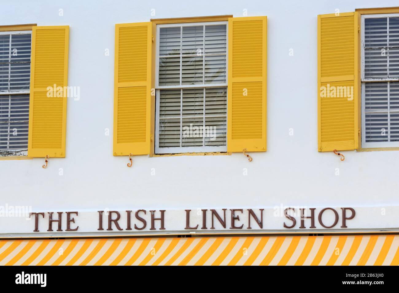 The Irish Linen Shop, Front Street, Hamilton City, Pembroke Parish, Bermuda Stock Photo Alamy