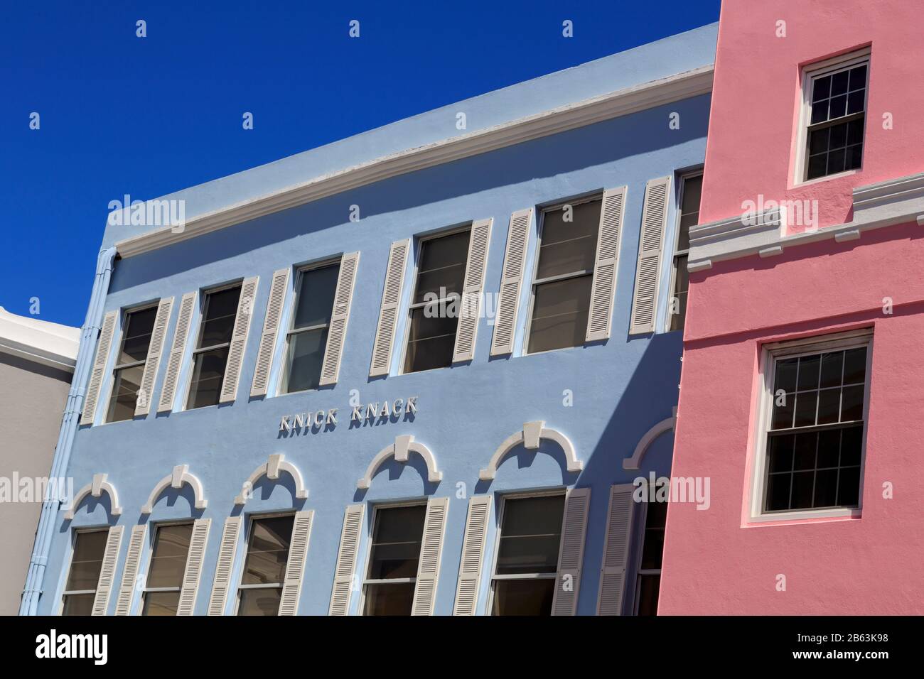 Reid Street, Hamilton City, Pembroke Parish, Bermuda Stock Photo Alamy