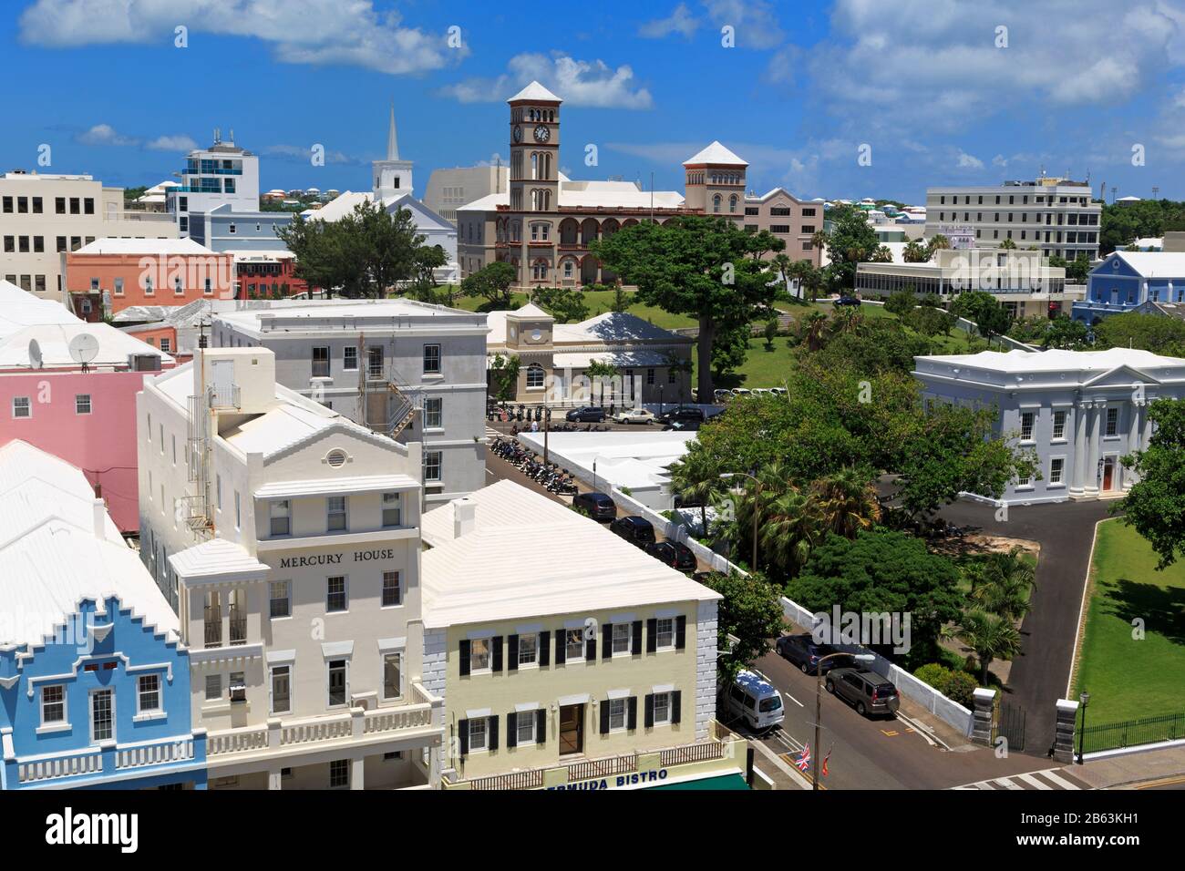 Hamilton bermuda skyline hi-res stock photography and images - Alamy