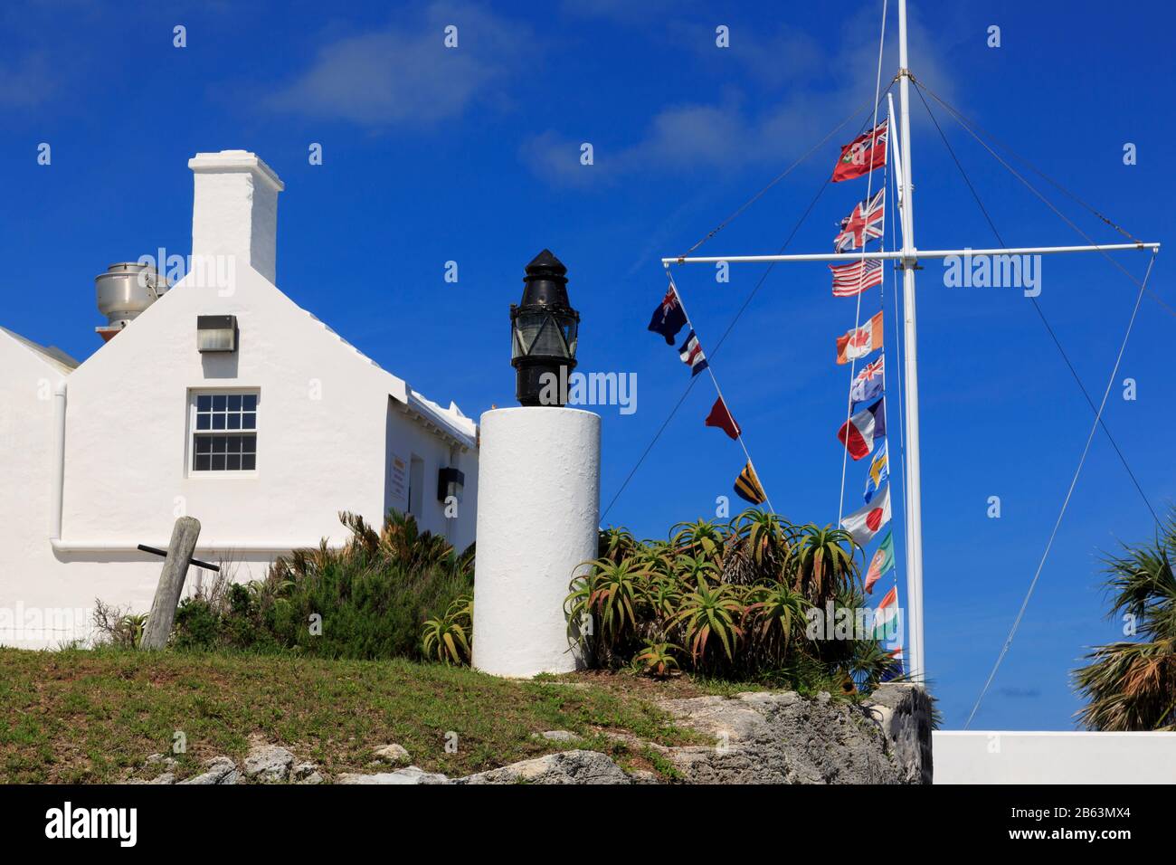 Gibbs Hill Lighthouse, Southampton Parish, Bermuda Stock Photo