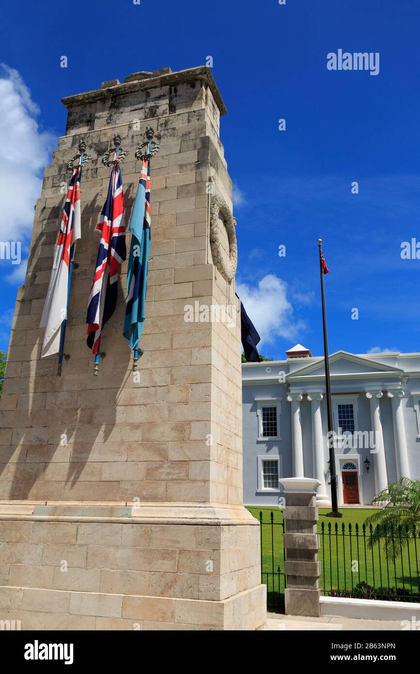 War Memorial, Building, Hamilton City, Pembroke Parish, Bermuda