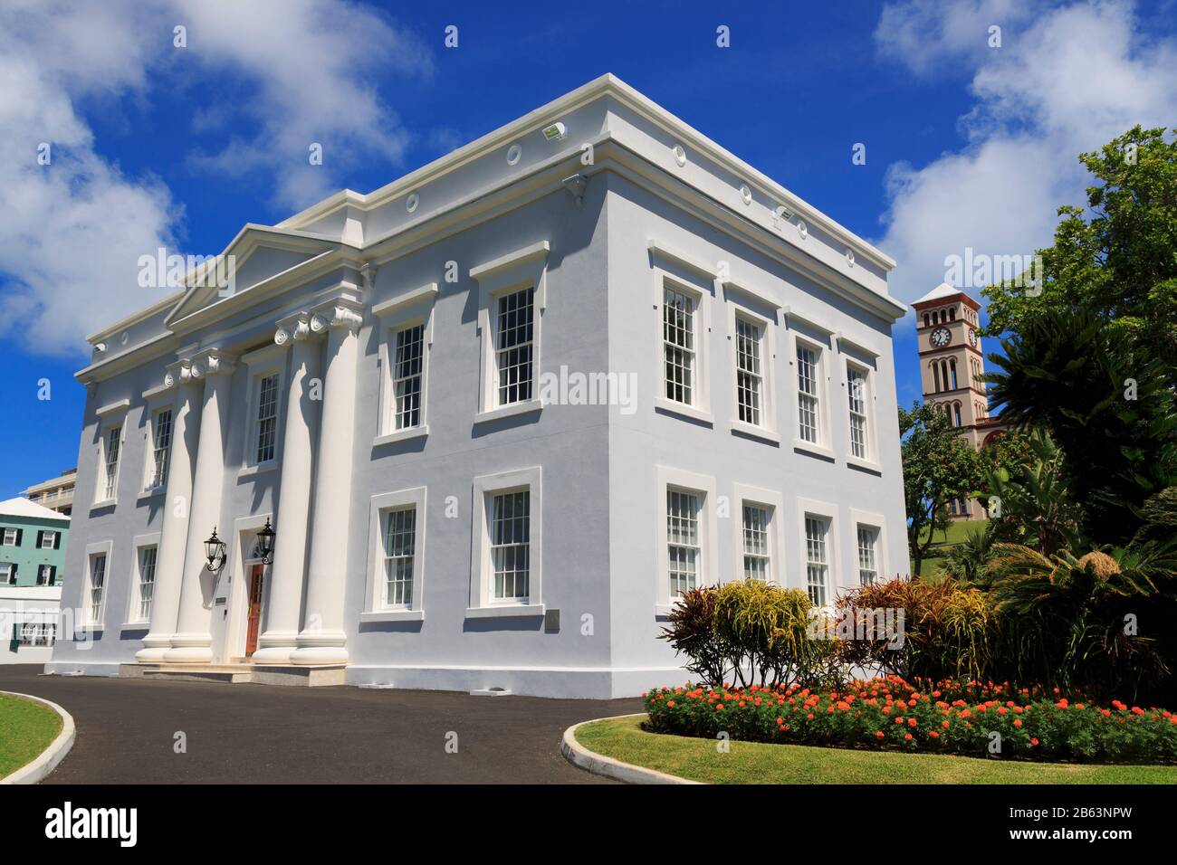 The Building, Hamilton City, Pembroke Parish, Bermuda Stock