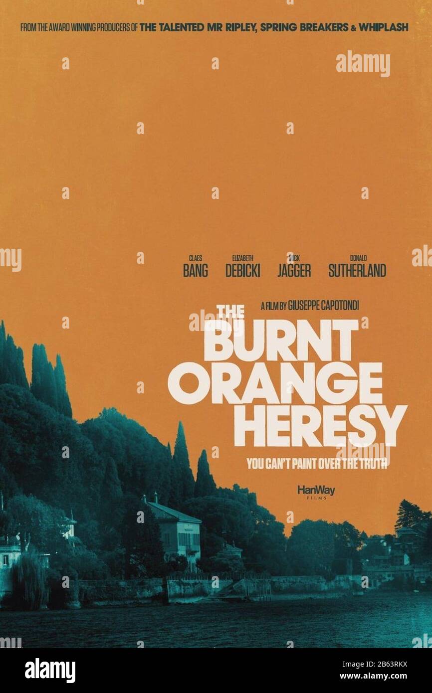 THE BURNT ORANGE HERESY, poster, 2019. © Sony Pictures Classics