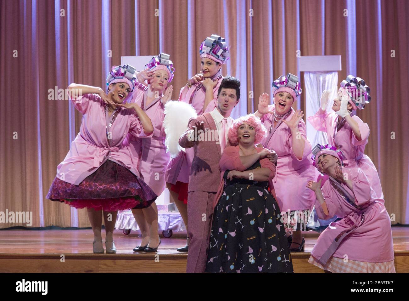 ENCORE!, characters center from left Teen Angel, Frenchie, Grease