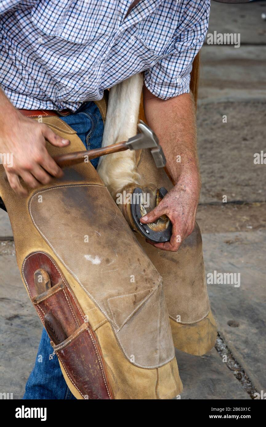 blacksmiths and farriers display at the Tenterfield show in northern