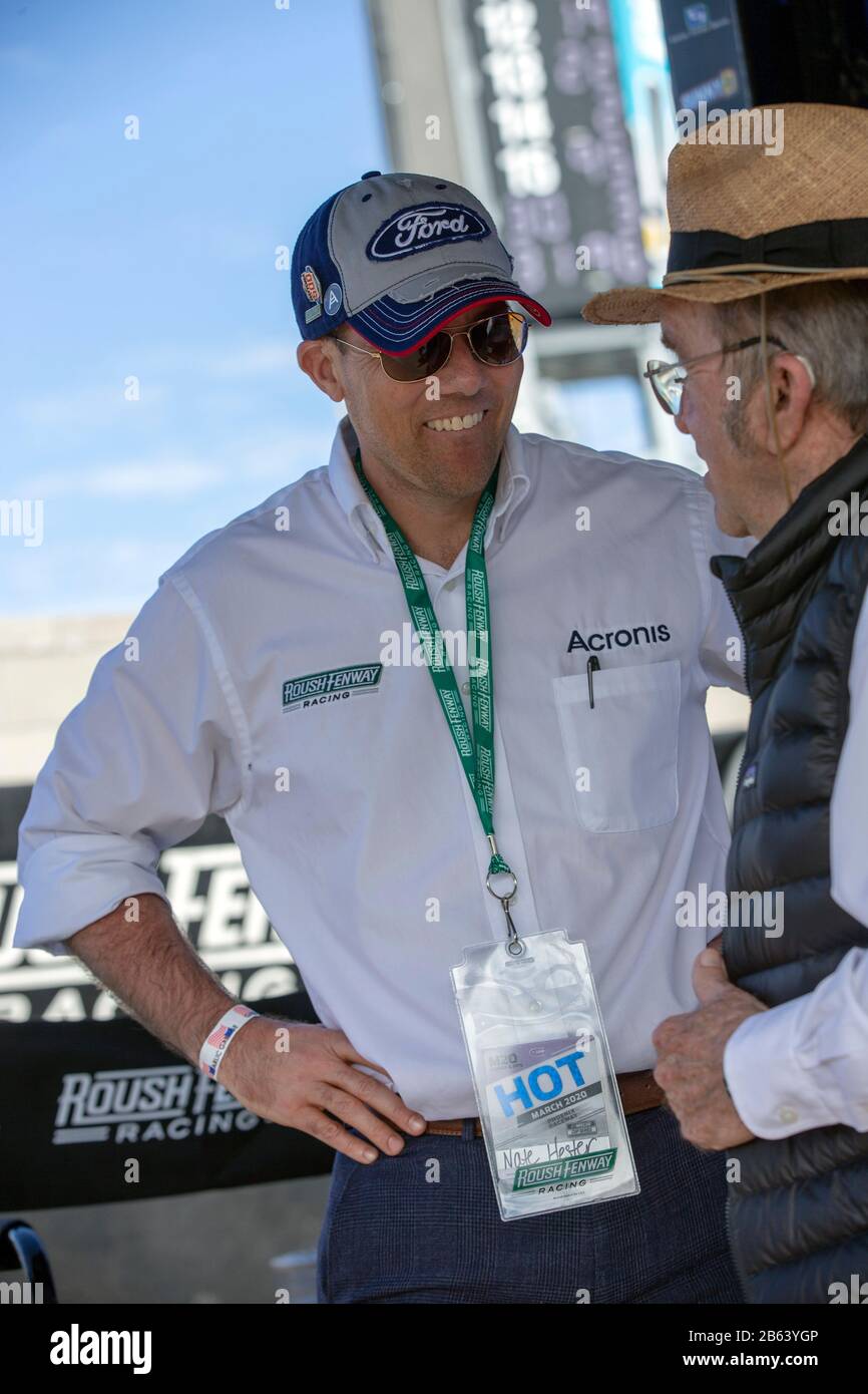 Avondale, Arizona, USA. 8th Mar, 2020. Roush Fenway meets and greets with fans and guest for the FanShield 500 at Phoenix Raceway in Avondale, Arizona. (Credit Image: © Logan Arce/ASP) Stock Photo