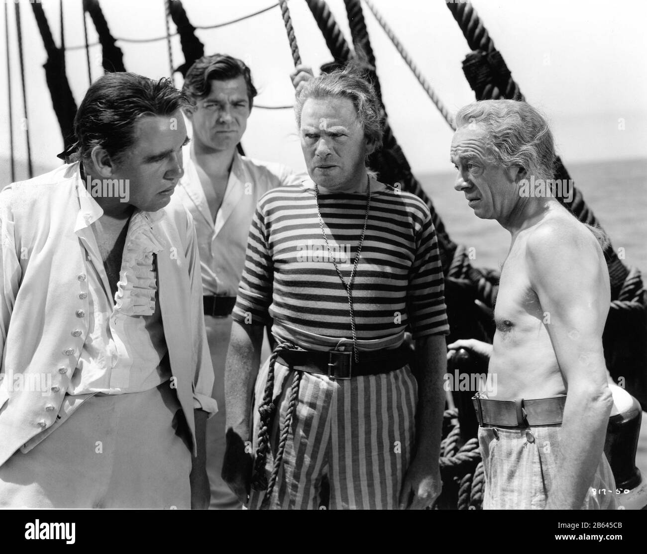 CHARLES LAUGHTON as Captain Bligh CLARK GABLE as Fletcher Christian and