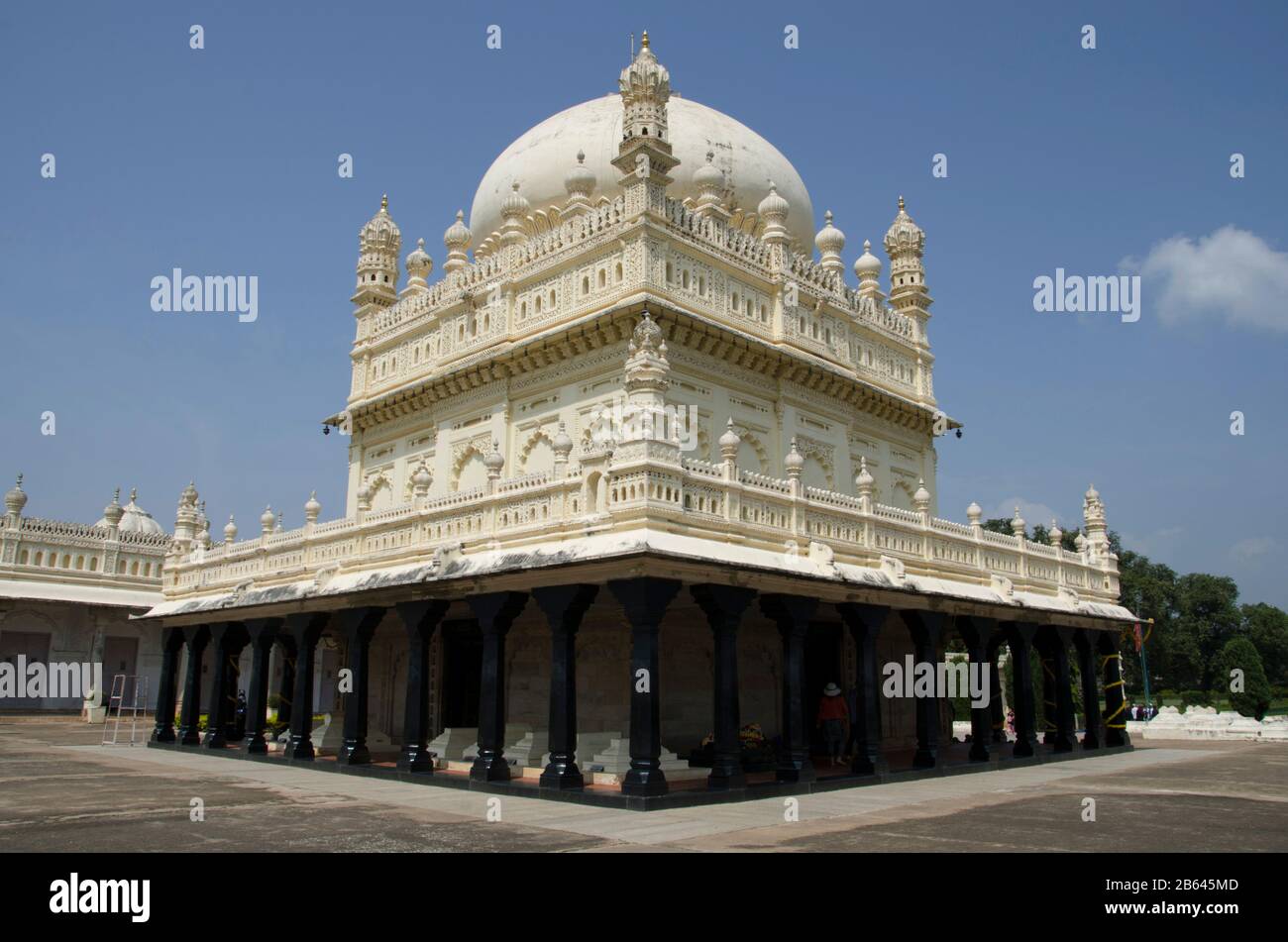 The Gumbaz, Muslim Mausoleum of Sultan Tipu And His Relatives, Srirangapatna, Karnataka, India Stock Photo