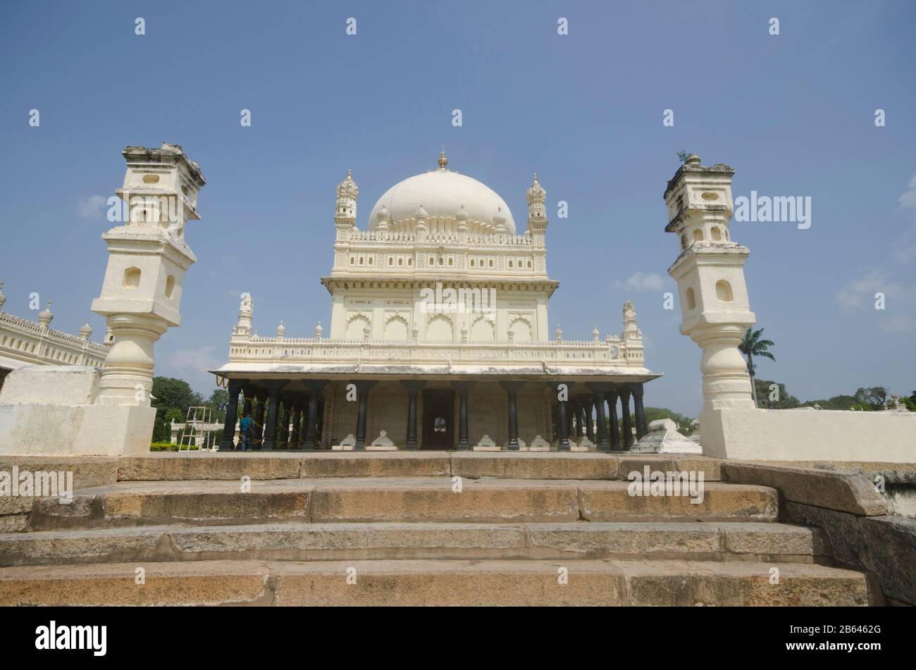 Srirangapatna, Karnataka, India, November 2019, The Gumbaz, Muslim Mausoleum of Sultan Tipu And His Relatives Stock Photo